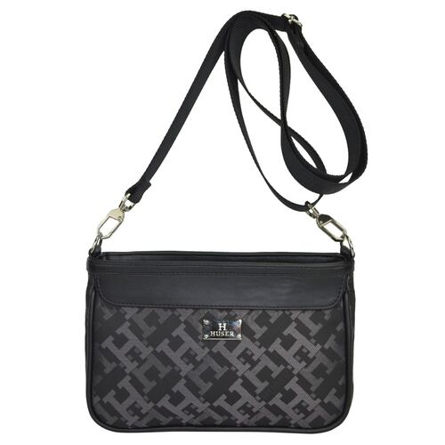 Bolso Crossbody Huser Gris para Mujer