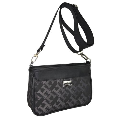 Bolso Crossbody Huser Gris para Mujer