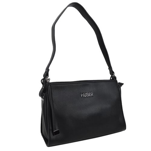 Bolso Crossbody Huser Negro para Mujer