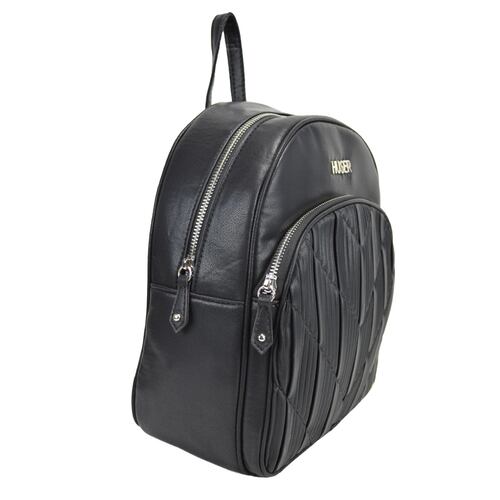 Bolso Backpack Huser Negro para Mujer
