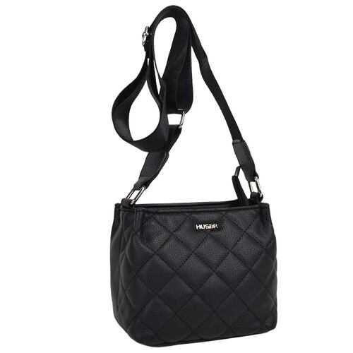 Bolsa Crossbody Huser Negro para Mujer