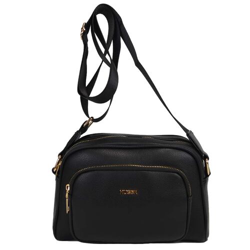 Bolsa Crossbody Huser Negro para Mujer