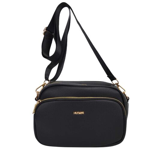 Bolsa Crossbody Huser Negro para Mujer