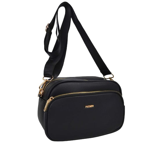 Bolsa Crossbody Huser Negro para Mujer