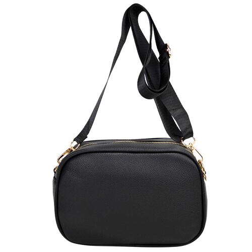 Bolsa Crossbody Huser Negro para Mujer