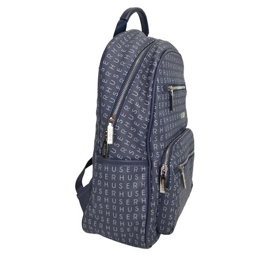 Bolsa Backpack Huser Azul para Mujer
