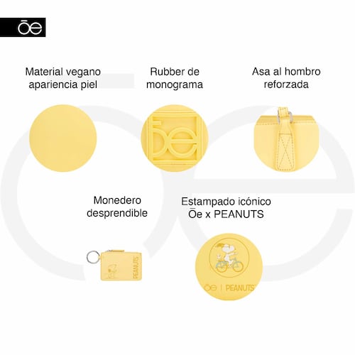 Bolso Tote Cloe Amarillo para Mujer