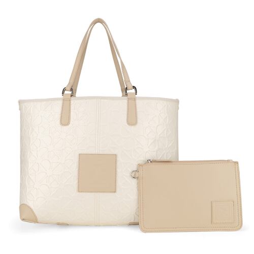Bolso Tote Cloe Blanco Para Mujer