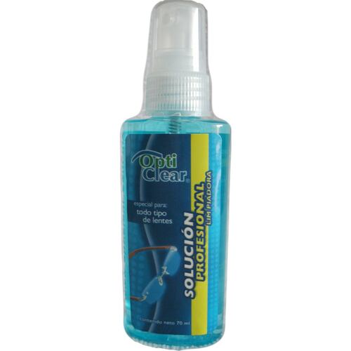 Solución Opti Clear azul