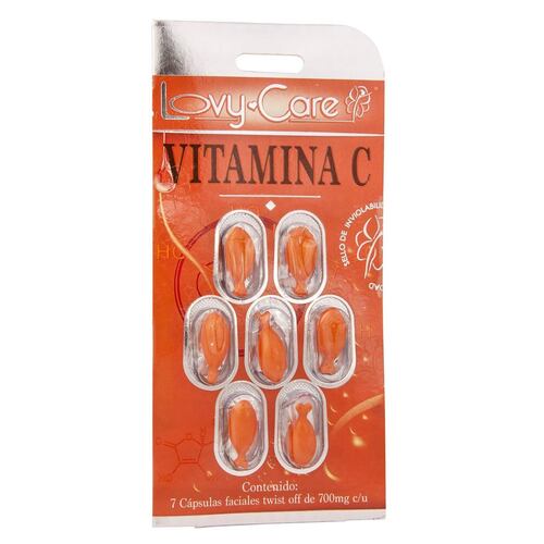 Capsulas Faciales Twist Offf Vitamina C Lovy Care