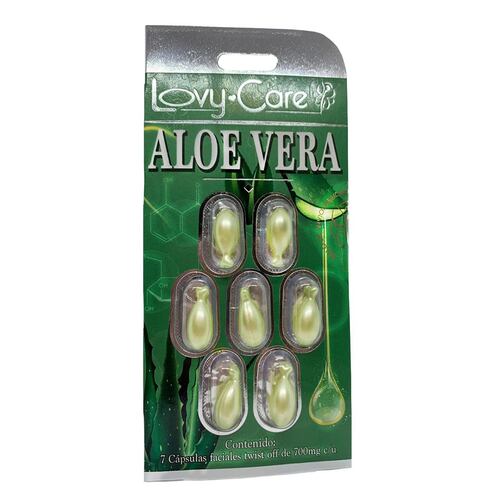 Cápsulas Faciales Twist Off Aloe Vera Lovy Care