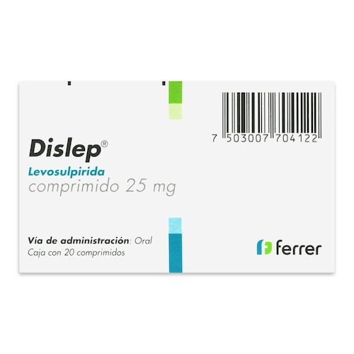 Dislep 25 mg 20 comprimidos