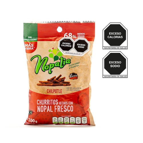 Churritos de nopal chipotle Nopalia