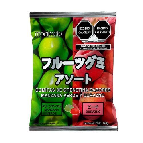 Gomitas Manzana Verde Durazno 120g