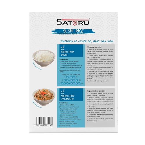 Arroz Para Sushi Satoru 700g
