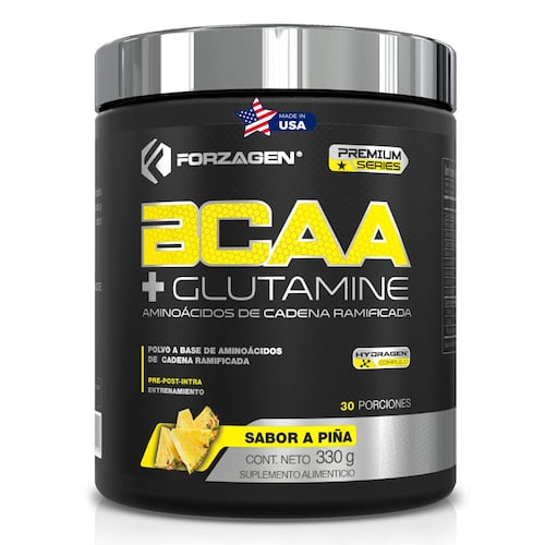 BCAA's + Glutamine 330 g Piña Forzagen
