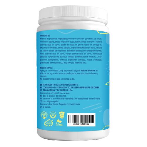 Proteína Vegetal Vainilla 450g