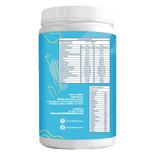 Proteína Vegetal Vainilla 450g