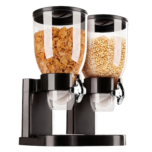 Dispensador Cereales doble 4.5+4.5 lt