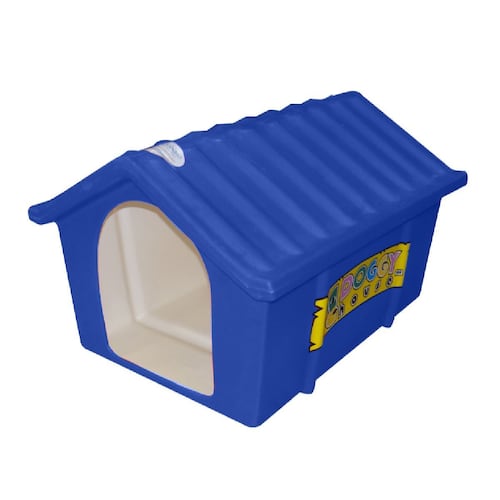 Casa para Perro Clásica Estandar Doggy House Azul
