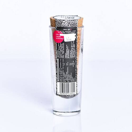 Flor de sal artesanal con gusano de maguey 50g  Sal de Aquí