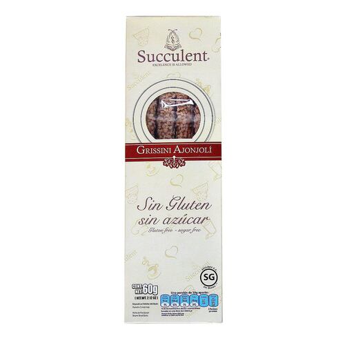 Grissini Ajonjolí Sin Gluten Sin Azúcar Succulent
