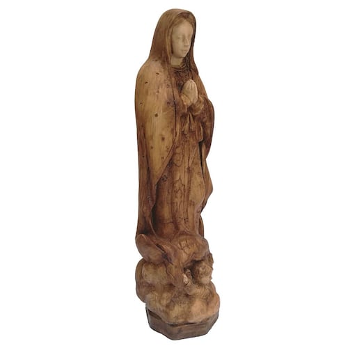 Estatuilla de madera virgen  Guadalupe