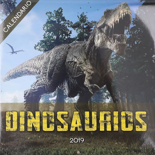 Calendario 2019 dinosaurios