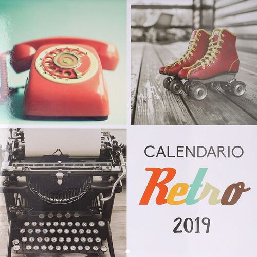 Calendario 2019 retro