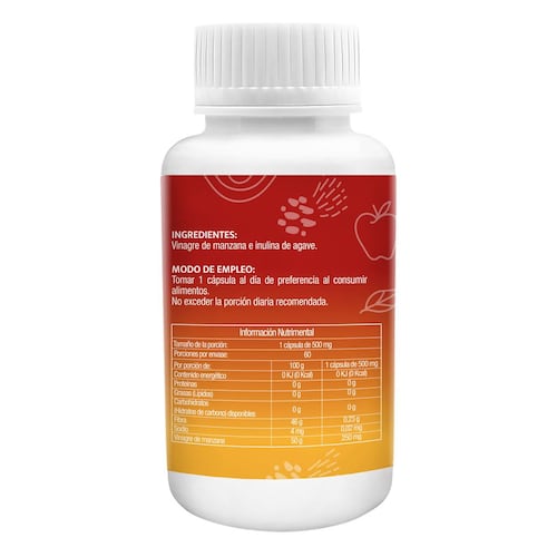 Vinagre de Manzana 60 caps