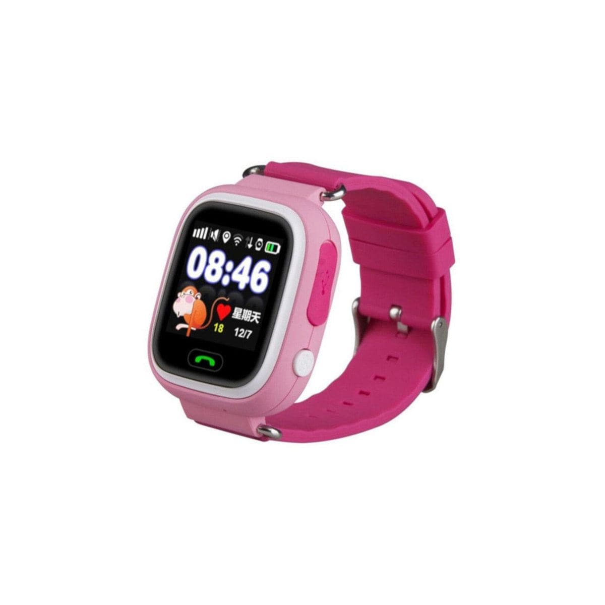 Smartwatch GPS Tracker Gadgets One Rosa con Localizador para interiores via WiFi