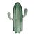 Cactus decorativo de vidrio Art Home verde