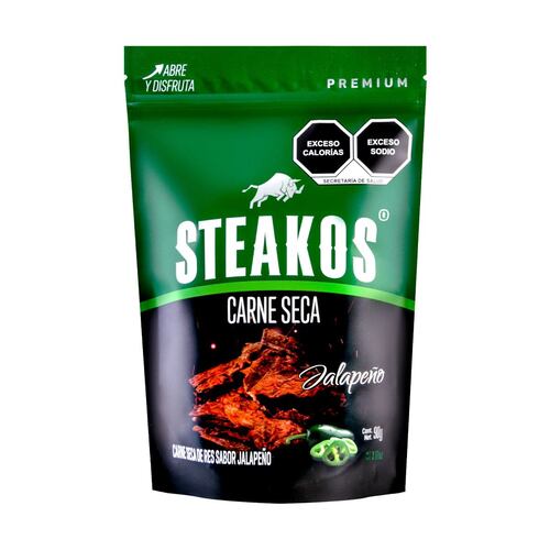 Carne Seca Sabor Jalapeño Steakos 90g