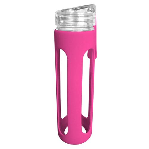 Cilindro de Vidrio Rosa 600 Ml Art Home