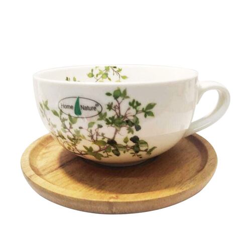Taza de Té con Portavaso Natura