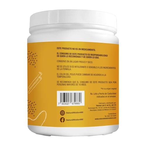 Golden Mix 400g Natural Wisdom Suplemento Alimenticio