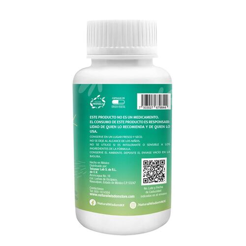 Vision Nutrients 30 Caps Natural Wisdom Suplemento Alimenticio