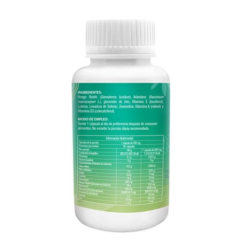 Vision Nutrients 30 Caps Natural Wisdom Suplemento Alimenticio