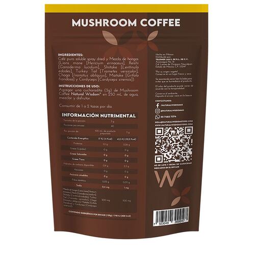 Mushroom Coffee 120g Natural Wisdom