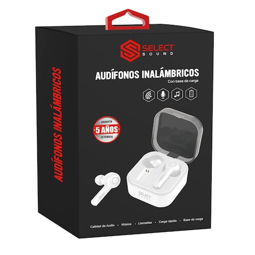 Audífonos Select Sound True Wireless Blanco