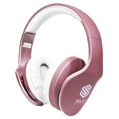 Audífonos Select Sound BTH025 Bluetooth Rosa