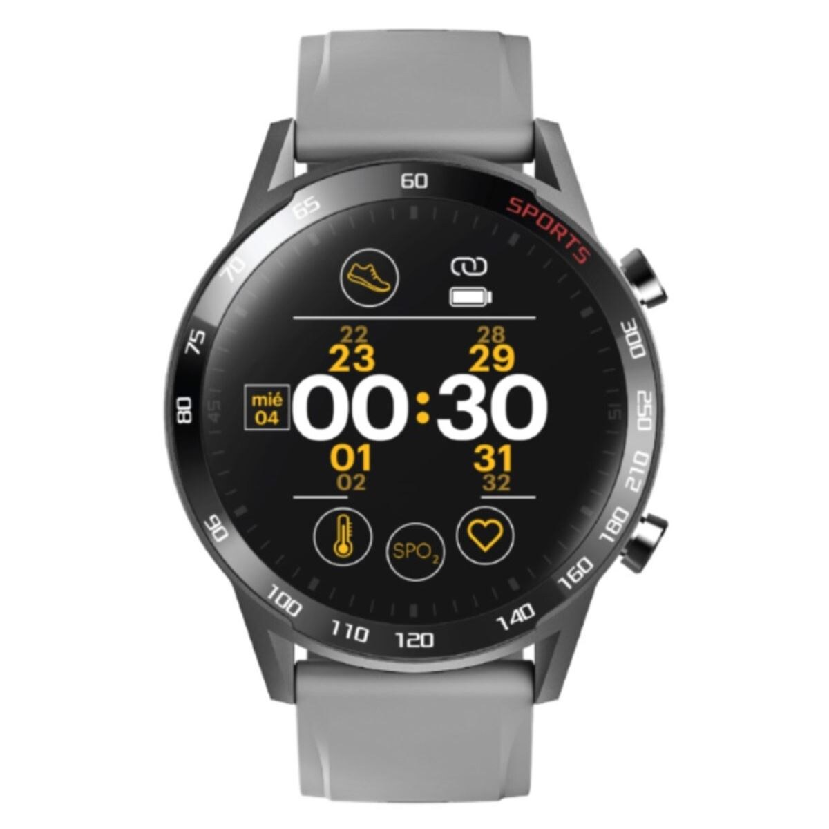 Smartwatch Kodak FT3R con Medidor de Temperatura y Extensible Gris