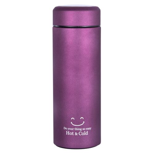 Termo acero inoxidable morado modelo TERACERMORA