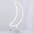 Lámpara de led neón figura luna
