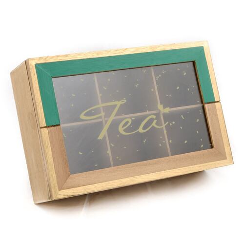 Caja para té green