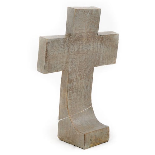 Figura decorativa cruz hope