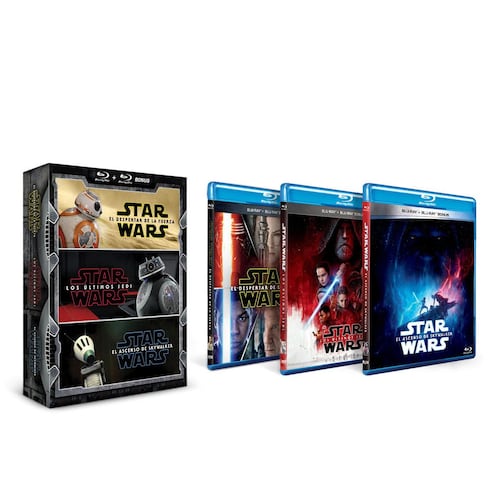 Trilogía Blu-Ray Star Wars Capítulos 7 al 9
