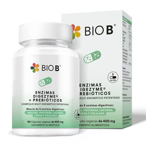 Enzimas Digezyme + Prebióticos 90 caps