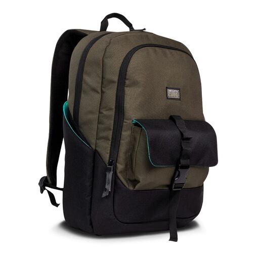 Backpack para laptop 15" Oliva  RE3 hecha con Material Reciclado