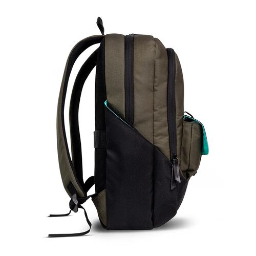 Backpack para laptop 15" Oliva  RE3 hecha con Material Reciclado